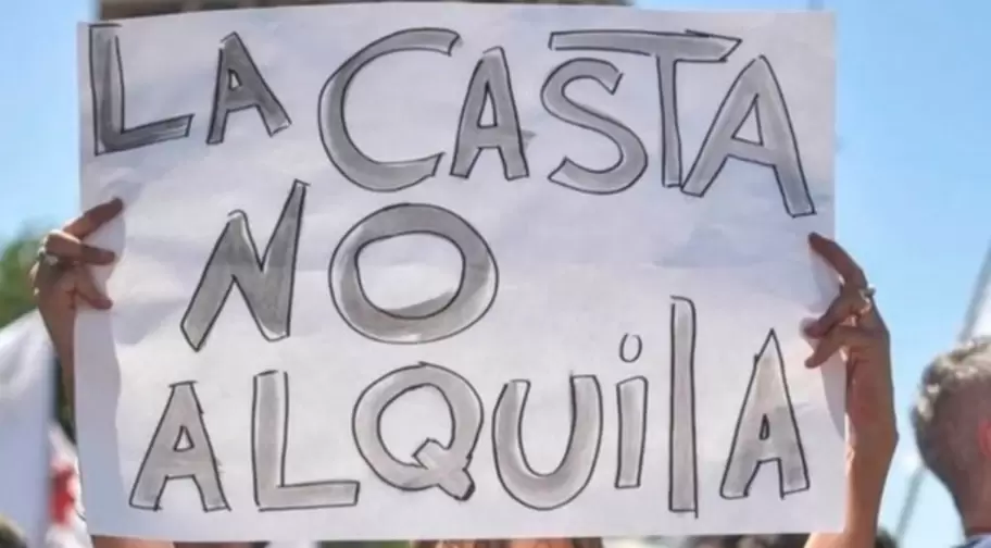 "La casta no alquila"