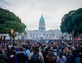 La marcha del 3J a once a�os de la primera movilizaci�n del "Ni una menos".