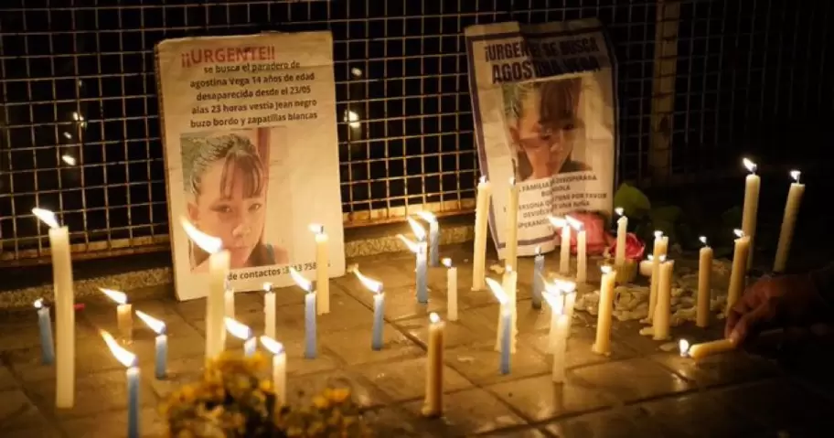 familiares y allegados de Agostina Vega pudieron darle el �ltimo adi�s