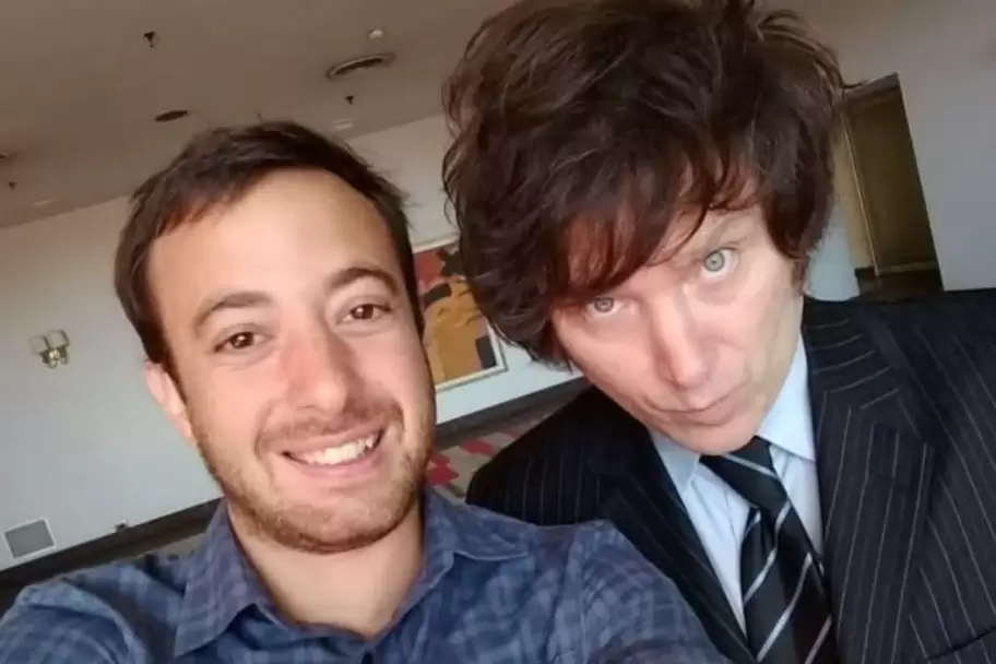 Agust�n Laje y Javier Milei
