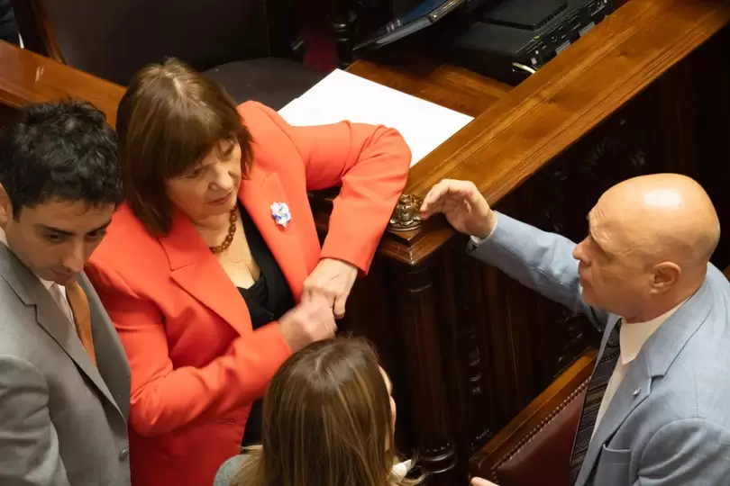 Villarruel expuso a Bullrich en el Senado y
