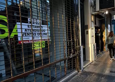 El crecimiento de comercios cerrados en el coraz�n de la Ciudad de Buenos Aires