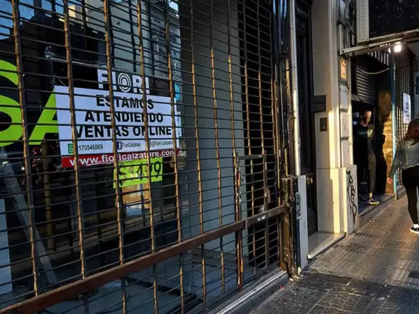 El crecimiento de comercios cerrados en el coraz�n de la Ciudad de Buenos Aires