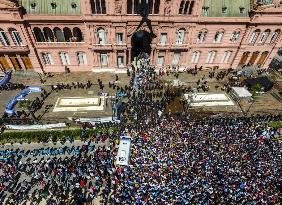 Velorio de Diego Maradona