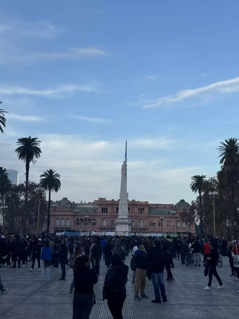 La "misa ricotera" en Plaza de Mayo