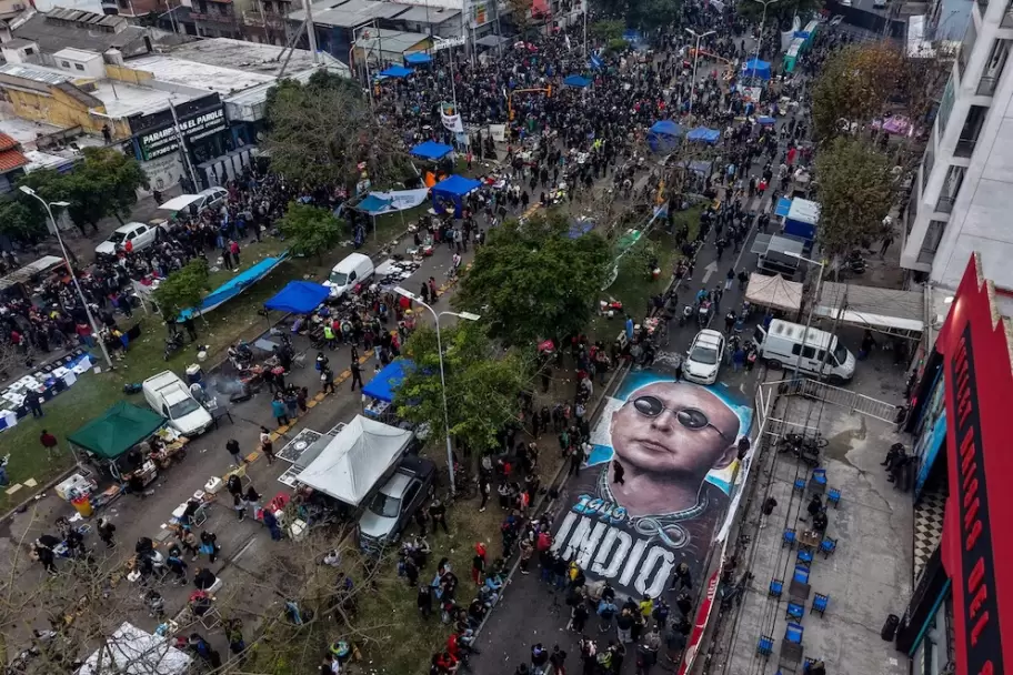 Despedida al Indio Solari