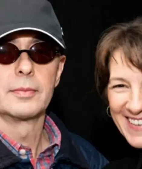 Indio Solari y su esposa, Viru