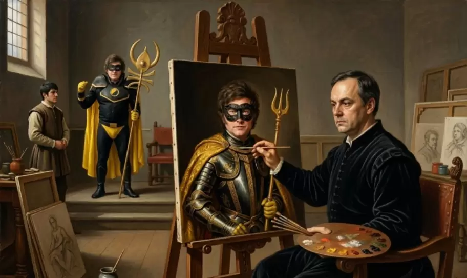 Manuel Adorni, el artista contemporáneo de la era Milei