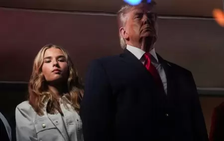 Donald Trump y su nieta Kai