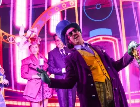 Rada en el papel de Willy Wonka