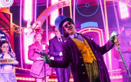 Rada en el papel de Willy Wonka