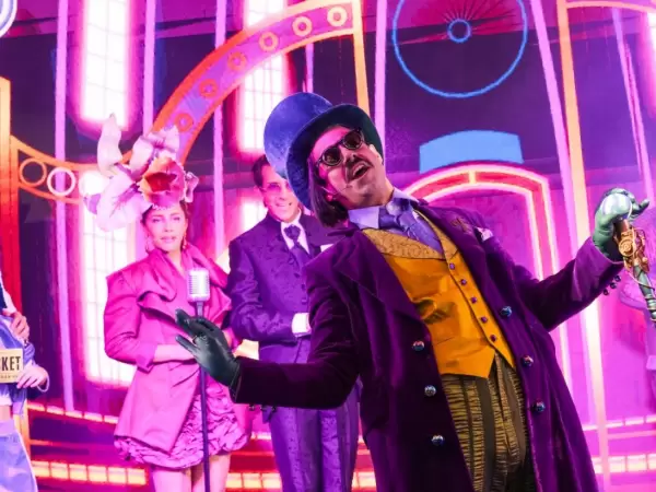 Rada en el papel de Willy Wonka