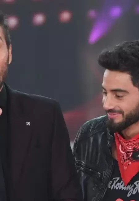 Marcelo Tinelli y Nico Occhiato.