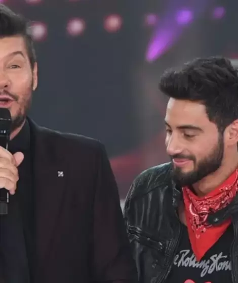 Marcelo Tinelli y Nico Occhiato.