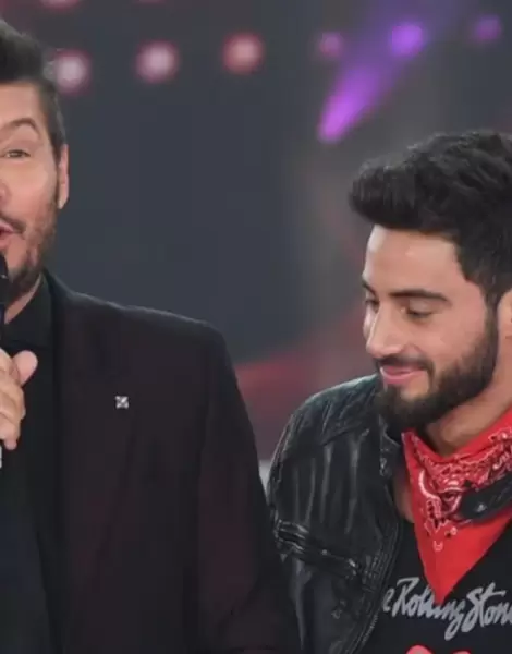 Marcelo Tinelli y Nico Occhiato.