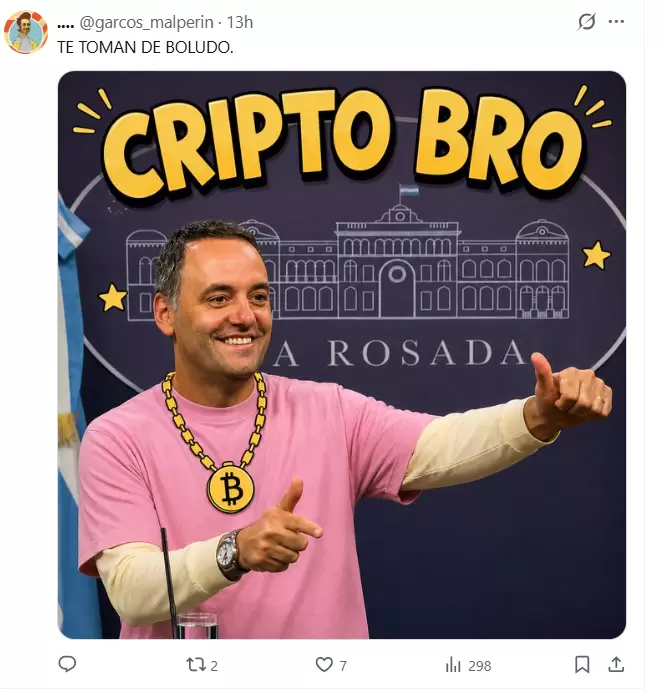 Algunos de los memes tras la declaración de Adorni