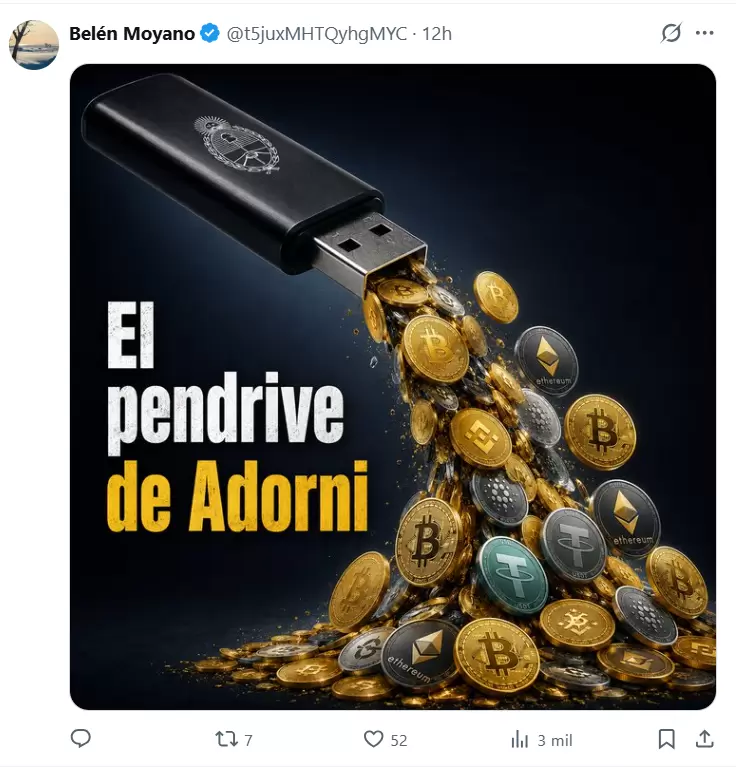 Algunos de los memes tras la declaración de Adorni