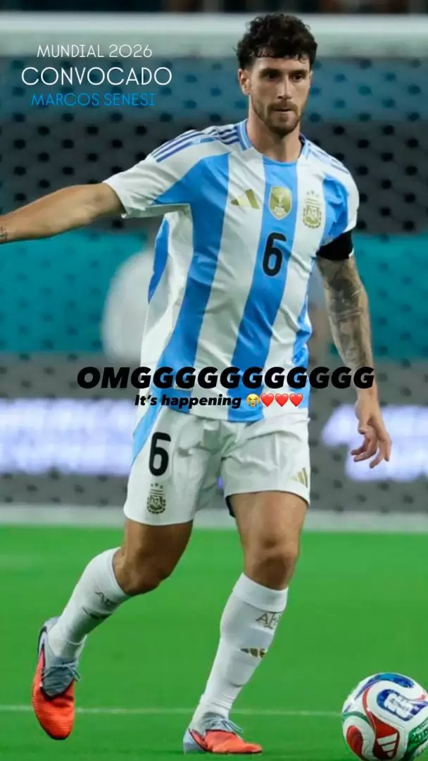 La publicación de Kelci-Rose Bowers para celebrar que convocaron a su novio Marcos Senesi para el Mundial 2026.