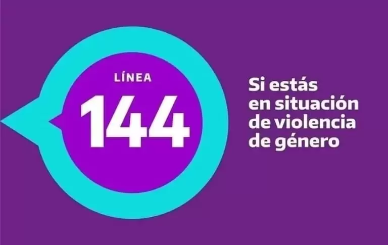 Línea 144 para denunciar violencia de género