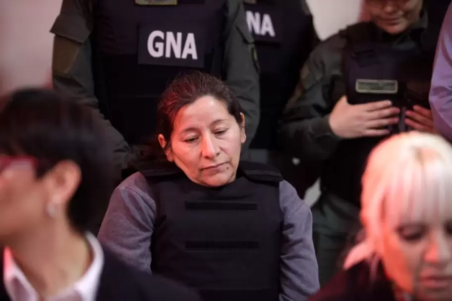 Laudelina Peña, una de las acusadas, en el banquillo