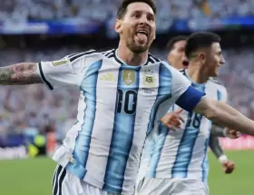 Lionel Messi y su primer gol en el Mundial 2026.