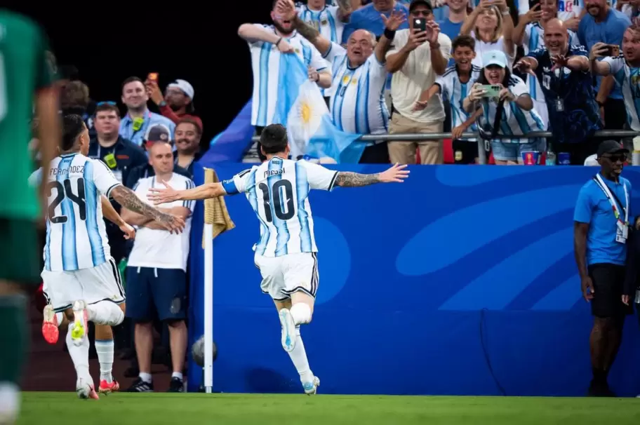 Messi convirti� tres goles contra Argelia en el debut de la Selecci�n en el Mundial 2026
