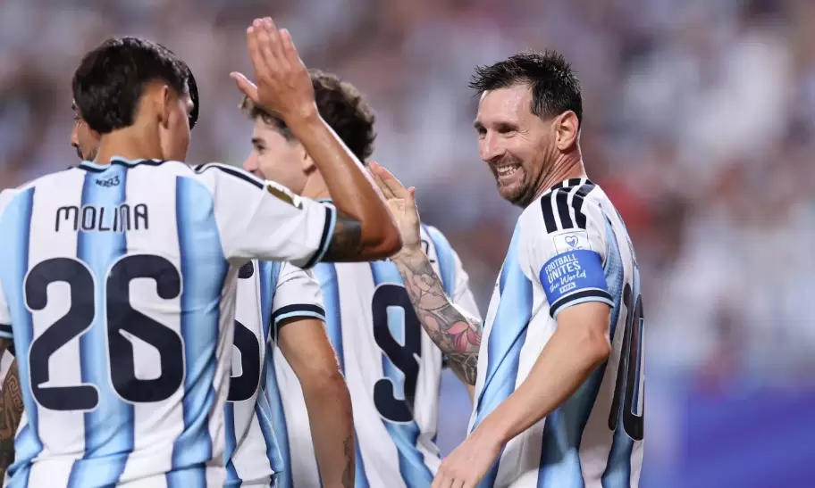 Messi convirti� tres goles contra Argelia en el debut de la Selecci�n en el Mundial 2026