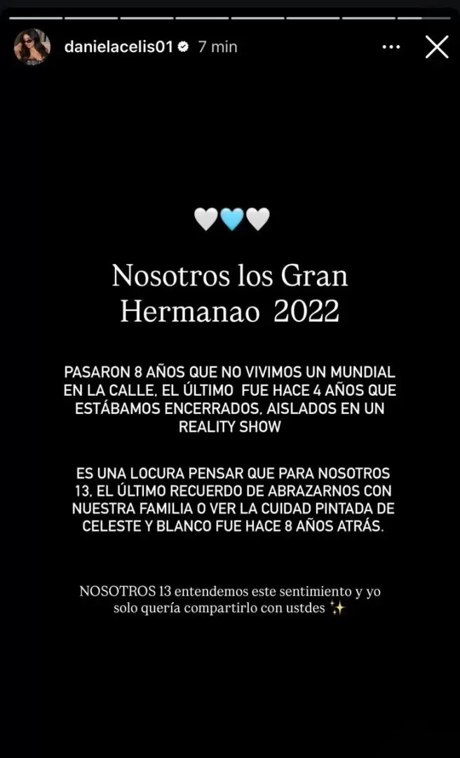 La reflexión de Daniela Celis