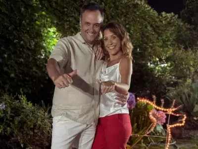 Manuel Adorni y Bettina Angeletti