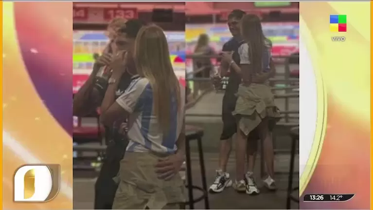 En Intrusos mostraron las fotos de Ian lucas con su novia en pleno Mundial 2026
