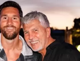 Lionel y Jorge Messi