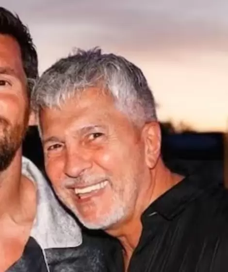Lionel y Jorge Messi