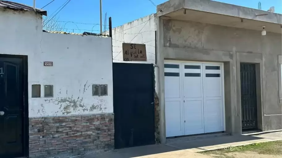 El lugar donde ocurri� el femicidio de Yanel Agustina Muga