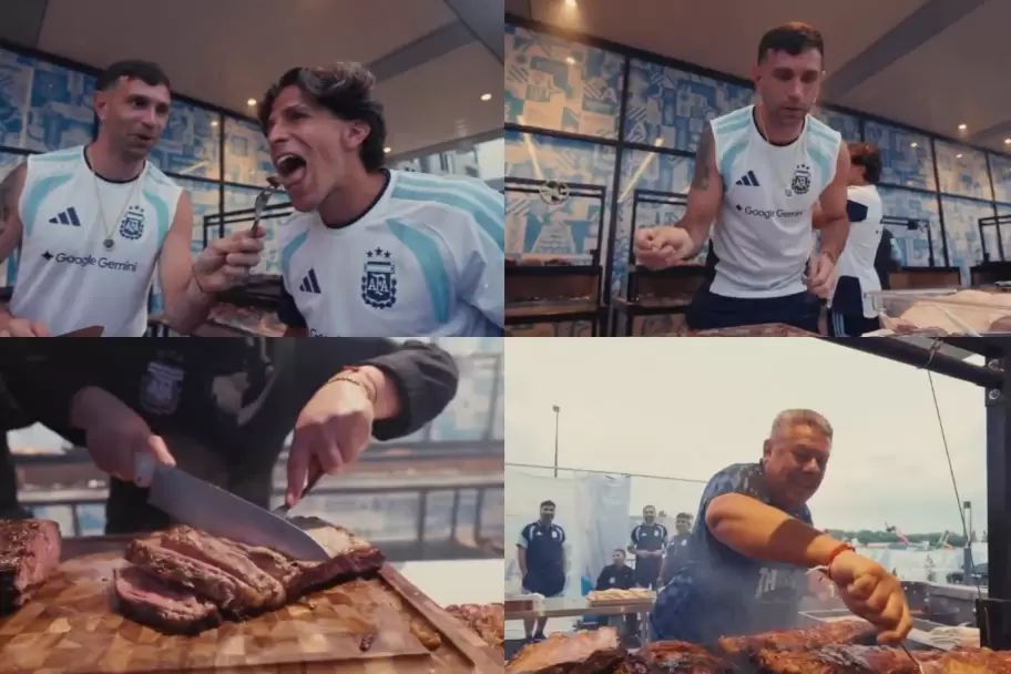 La Scaloneta tuvo su propio asado