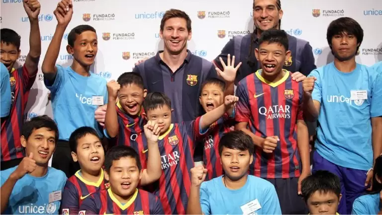 La Fundaci�n Leo Messi tiene programas especializados en deportes para los nenes y adolescentes venerables
