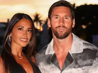Antonela Roccuzzo y Lionel Messi