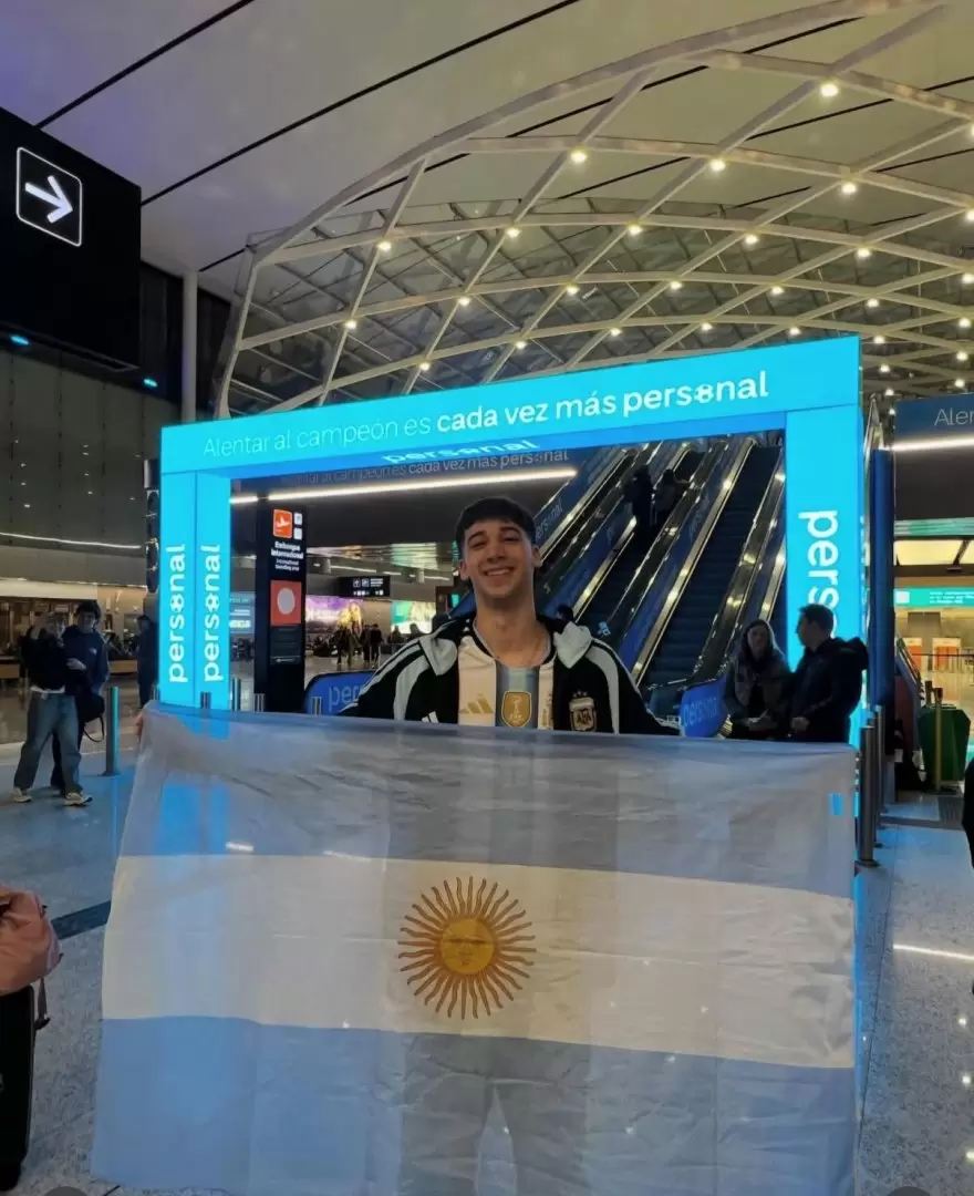 Valent�n Ariza viaj� exclusivamente a cubrir el Mundial