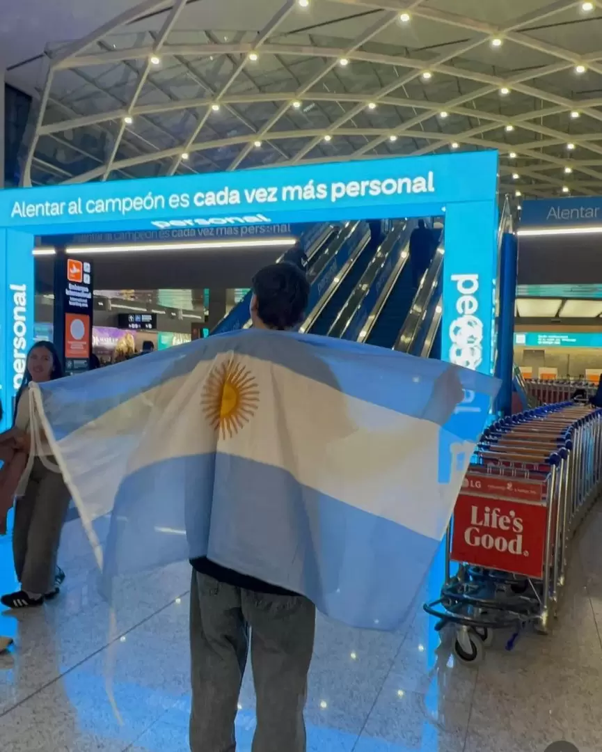 Valent�n Ariza viaj� exclusivamente a cubrir el Mundial