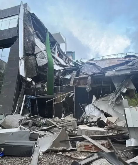 Una postal de lo que dejaron los fuertes terremotos que golpearon Venezuela.