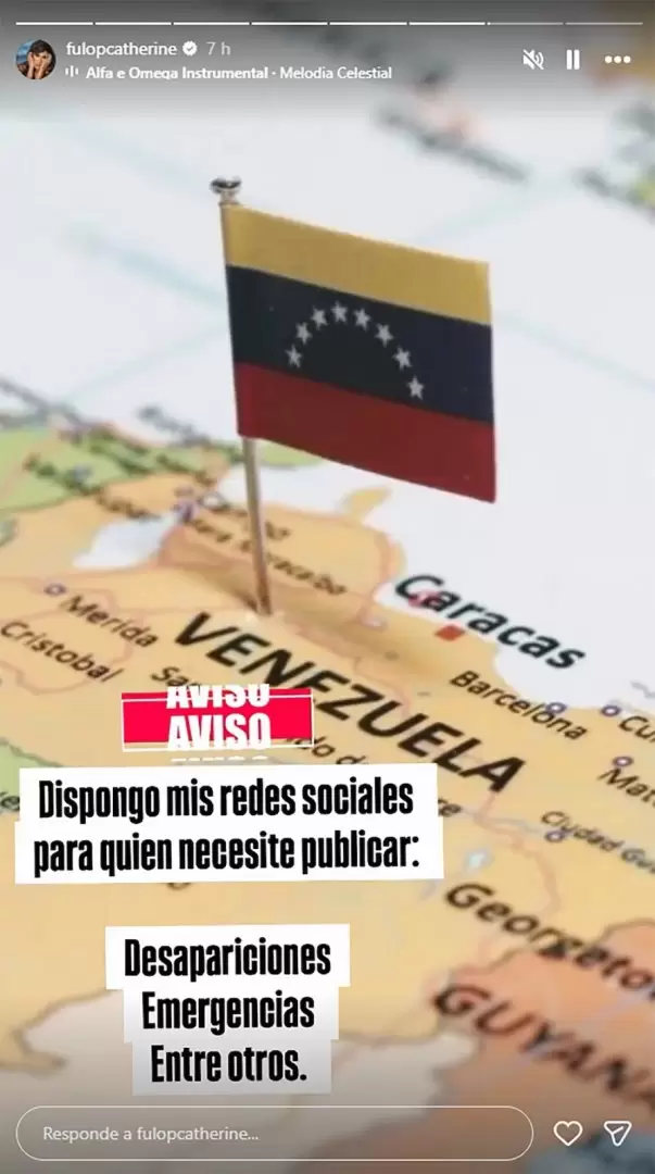 Cachetine Fulop puso sus redes a disposici�n para los venezolanos