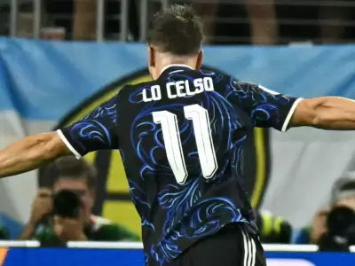 Lo Celso festej frente a Jordania.