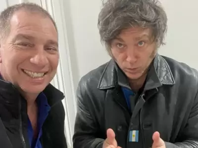Javier Milei contra Diego Santilli