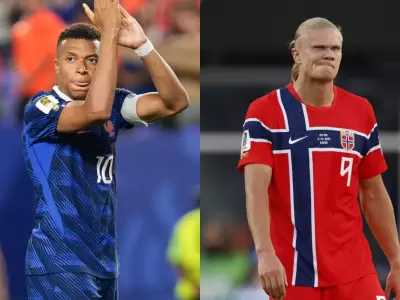 Kylian Mbapp� y Erling Braut Haaland siguen de cerca a Lionel Messi en la tabla de goleadores de la copa del mundo.
