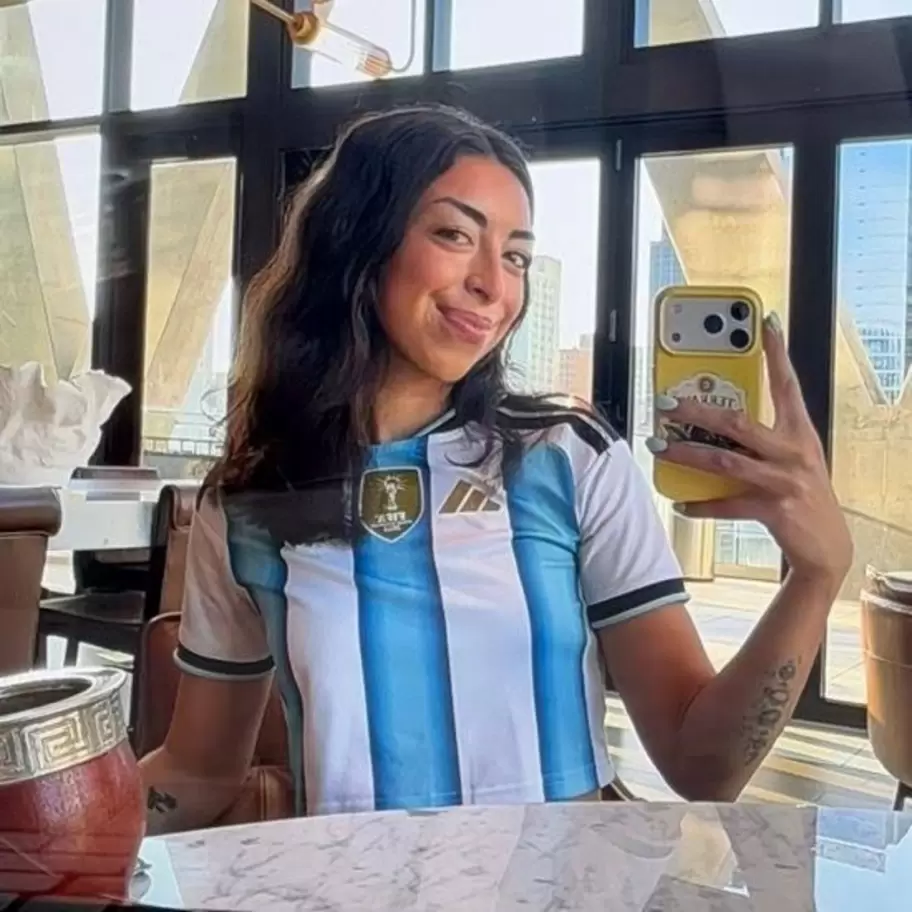 Agustina Drayden, una cordobesa que vive en Kansas City y vive el Mundial a flor de piel