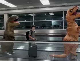 Momo y los dinosaurios