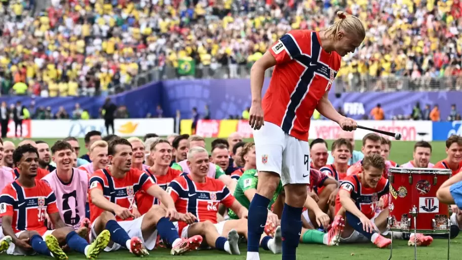 Haaland viene de una familia de deportistas