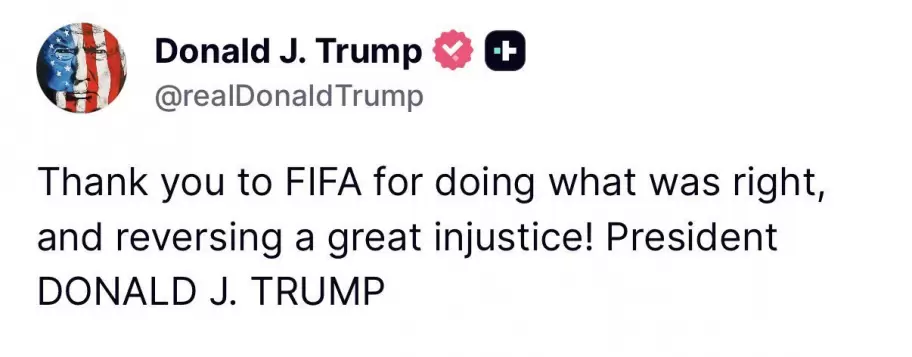 El mensaje de Trump que detonó la bronca de la UEFA