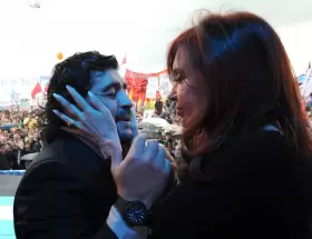 Diego Maradona y Cristina Kirchner