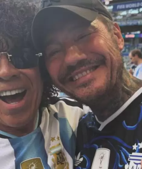 La Mona Jimenez y y Marcelo Tinelli
