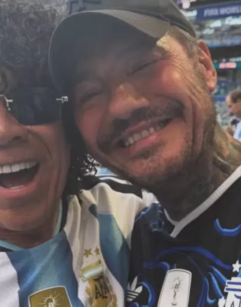 La Mona Jimenez y y Marcelo Tinelli